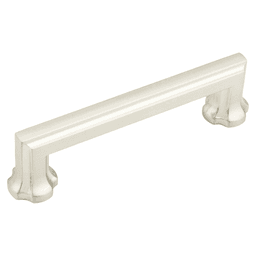 4" Empire Cabinet Pull, Satin Nickel
