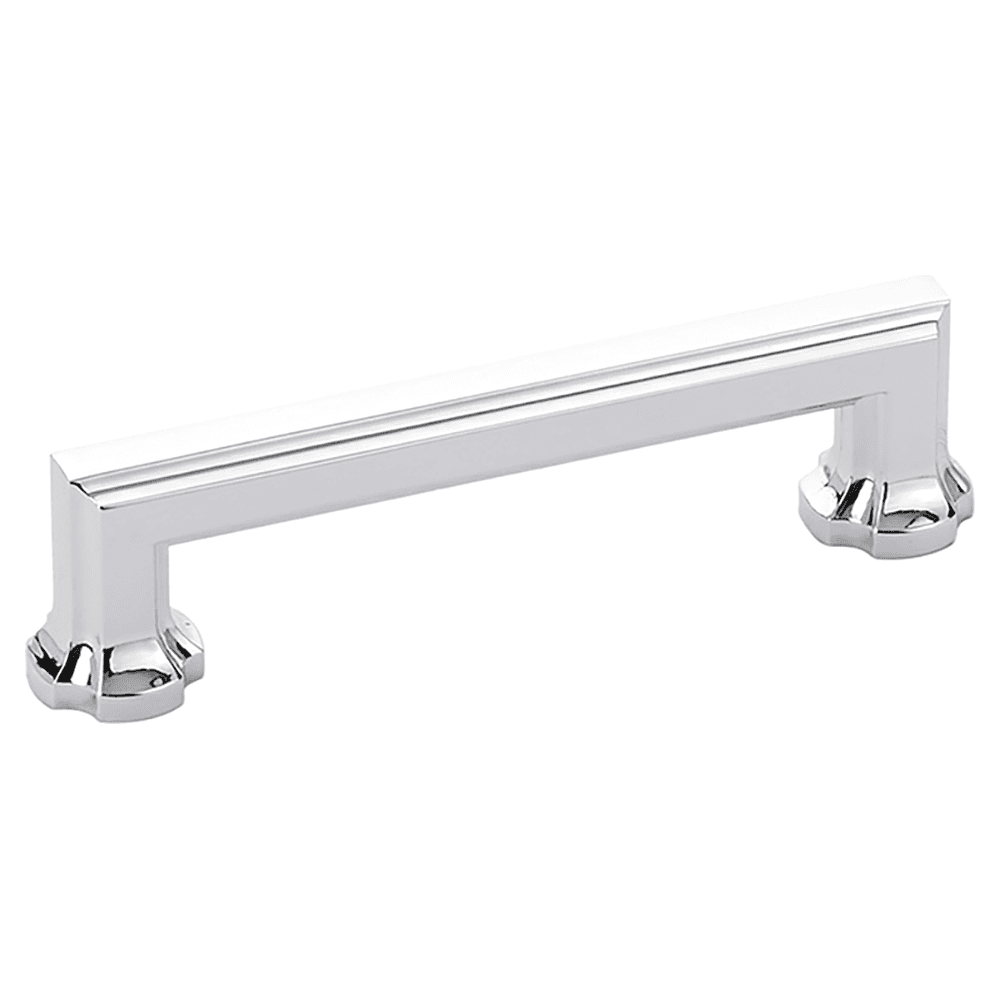 4" Empire Cabinet Pull, Polished Chrome