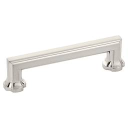 4" Empire Cabinet Pull, Brushed Nickel