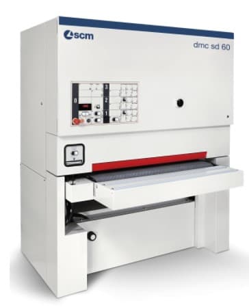 SCM DMC SD 60 RRCS 135 S 53" Automatic Wide Belt Sander with Steel & Rubber Drum Combi Head & Elastic Pad