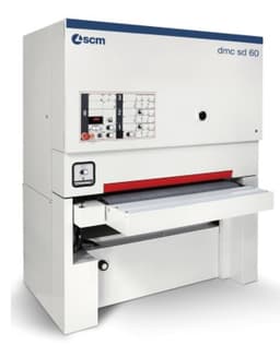 SCM DMC SD 60 RRCS 135 S 53" Automatic Wide Belt Sander with Steel & Rubber Drum Combi Head & Elastic Pad