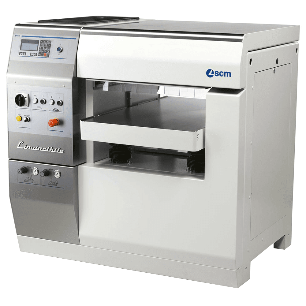 SCM 3-Phase 15Hp 24&Prime; L'invincibile Planer w/Xylent cutterblock, w/semi-automatic & fully automatic movement