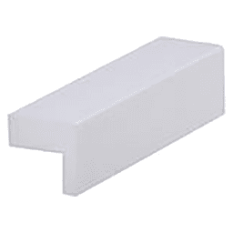 7-1/2" 33756 Series Cabinet Finger Pull, Clear Anodized