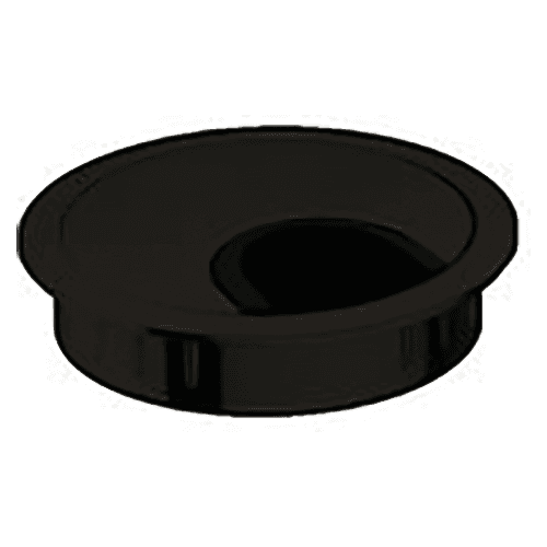 2-5/8" 44398 Series Circular Cable Medium Grommet, Matte Black