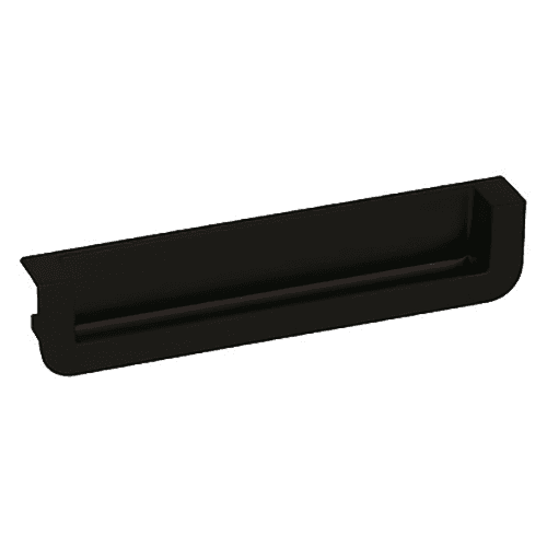 5" 22518 Series Cabinet Recessed Edge Pull, Matte Black