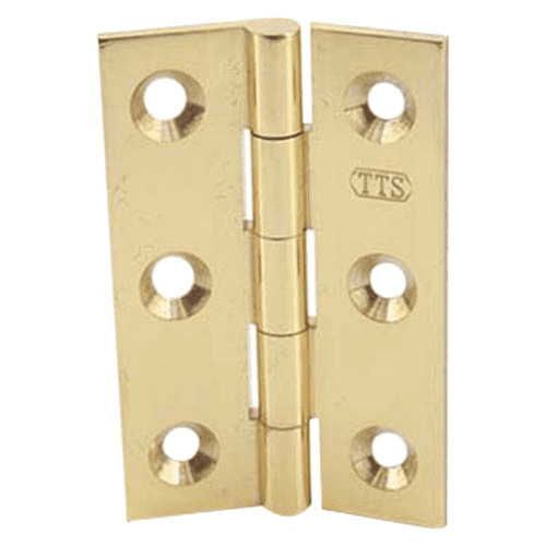 32mm Butt Hinge, Polished Brass