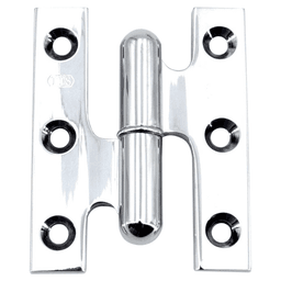 60mm Left-Hand Lift-Off Hinge, Chrome