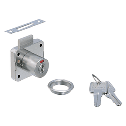 22mm Deadbolt Cylinder Lock with Indicator, Keyed Alike/Keyed Different, Satin Nickel, 30mm Cylinder Length