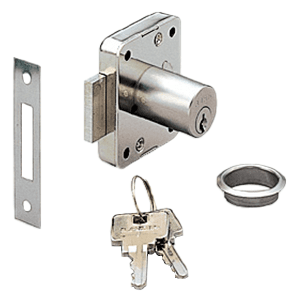 18mm Deadbolt Cylinder Lock, Keyed Alike/Keyed Different, Nickel, 30mm Cylinder Length