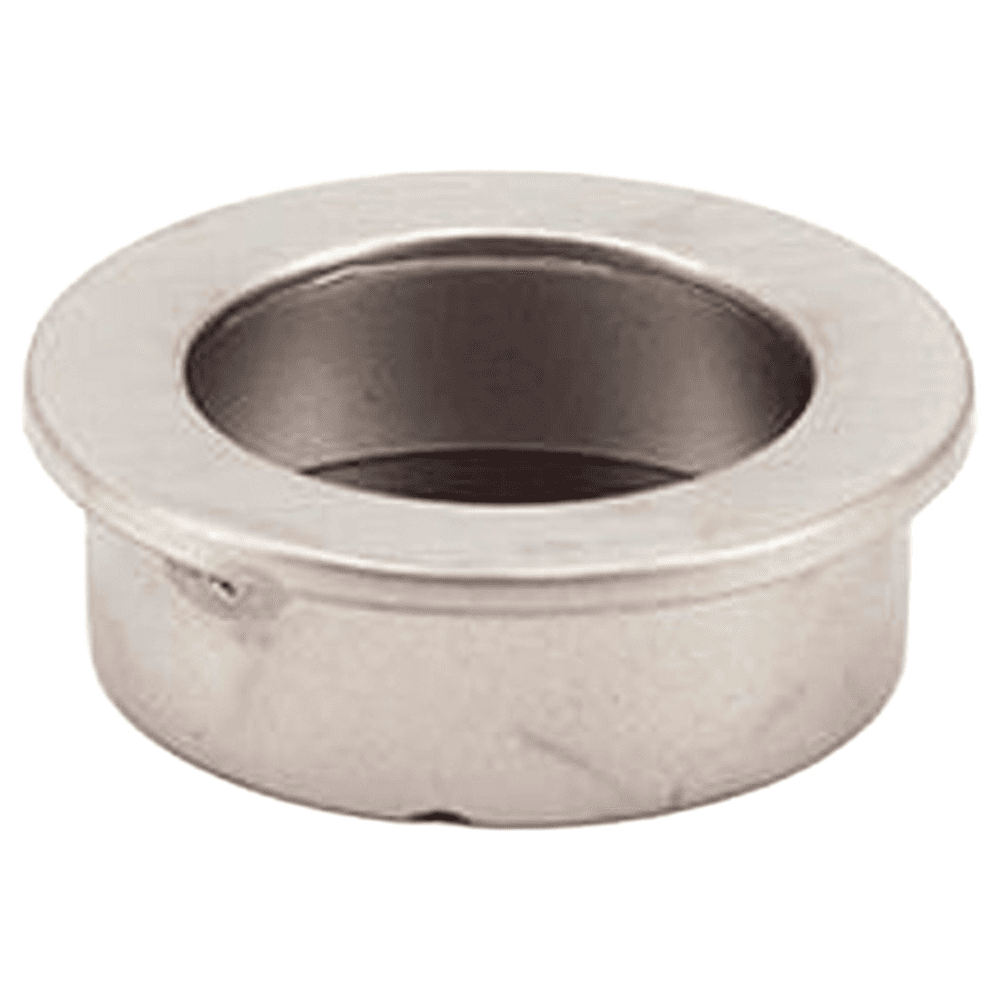 1-9/16" Recessed Finger Pull, Satin Nickel