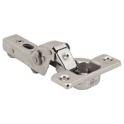 93° Opening Concealed Hinge, Soft-Closing, Free-Swinging, Nickel, Screw-On
