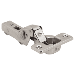 93° Opening Concealed Hinge, Soft-Closing, Free-Swinging, Nickel, Screw-On
