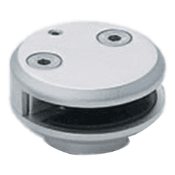 4860 Glass Clamp, Matte Chrome