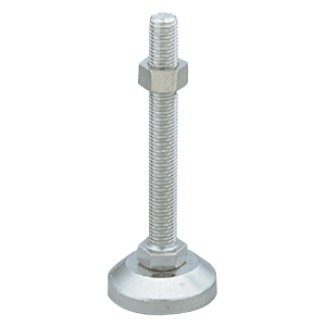 145mm x 60mm Leveling Glide, Plain Stainless Steel