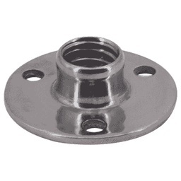 1-7/16" x 7/16" Stainless Steel Leveling Glide Base, Plain
