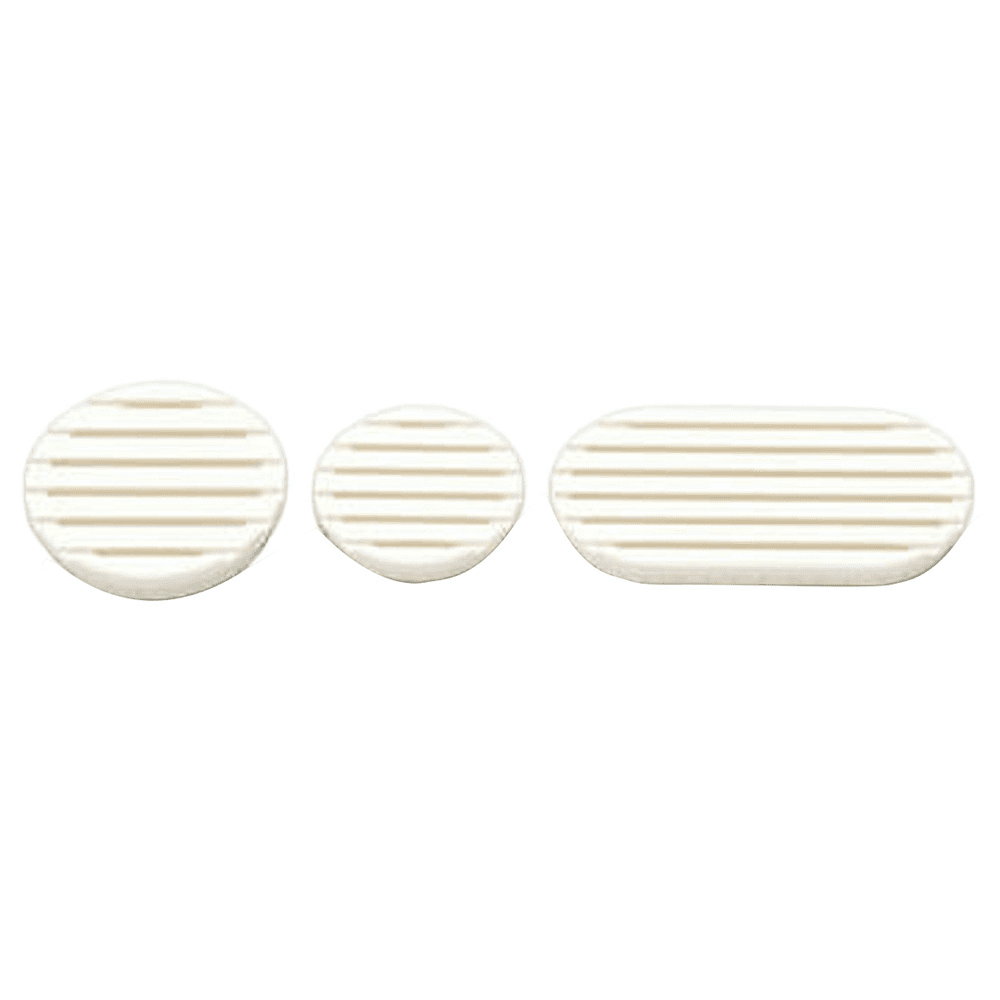 2-3/16" Round Plastic Air Ventilator, White
