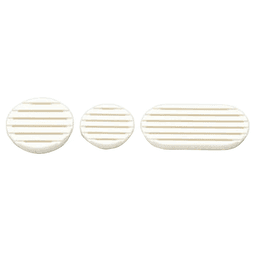 2-3/16" Round Plastic Air Ventilator, White