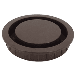 2-3/16" Round Plastic Air Ventilator, Brown