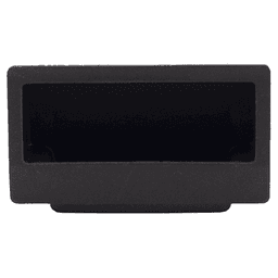 2-3/4" Recessed Flush Pull, Brown