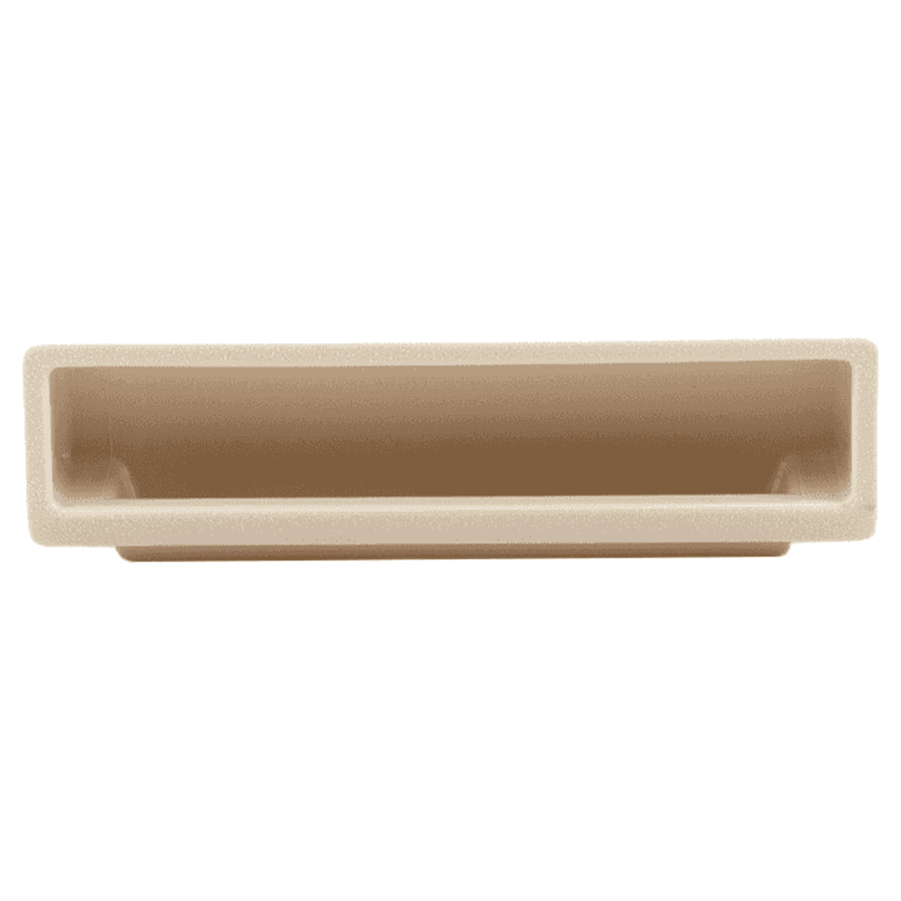 3-15/16" x 1" Recessed Flush Pull, Ivory