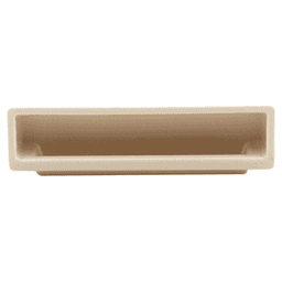 3-15/16" x 1" Recessed Flush Pull, Ivory