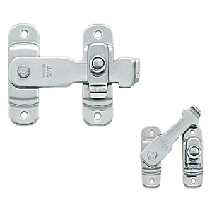 Spring Loaded Bar Latch, Polished Stainless Steel