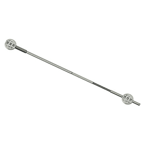 Concealed Door Straightener With Cover Cap, Plain/Nickel