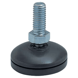 25/64" x 1-1/4" Leveling Glide, Dark Gray
