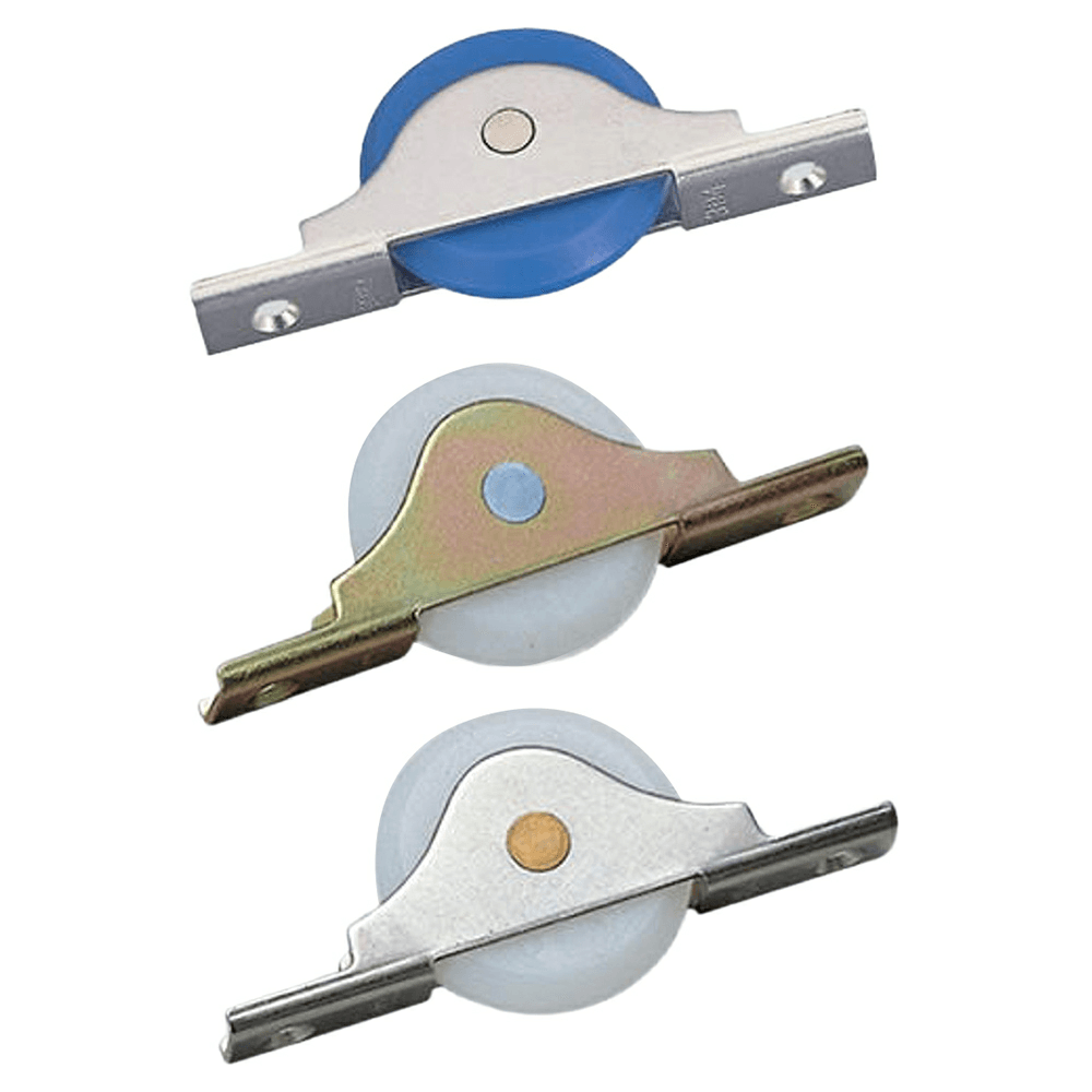 2-3/8" Sliding Door Roller, Plain (2/Pack)