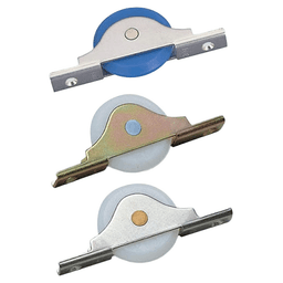 2-3/8" Sliding Door Roller, Plain (2/Pack)