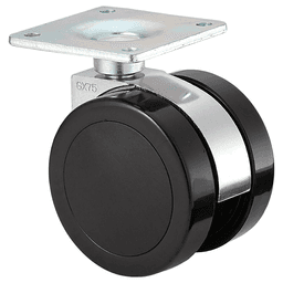104mm Plate Type Twin Wheel Caster
