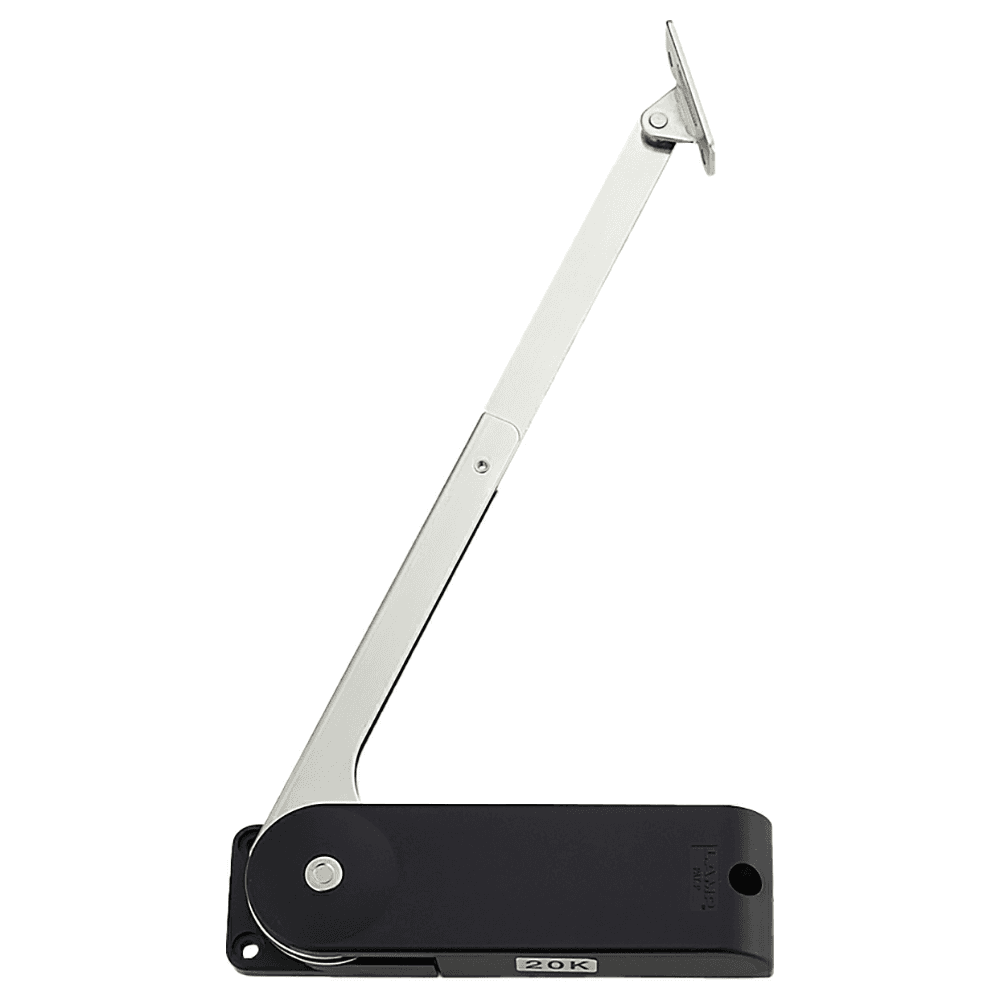 HDS-20 Left-Hand Heavy Duty Soft-Down Stay, Black
