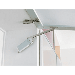 Left Hand Heavy Duty Soft-Open Lid Stay, Light Gray