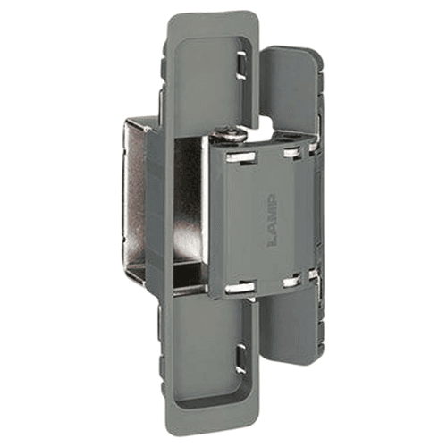 HES2S 3-Way Adjustable Concealed 125° Opening Hinge (Frame-Surface Mount), Dark Grey