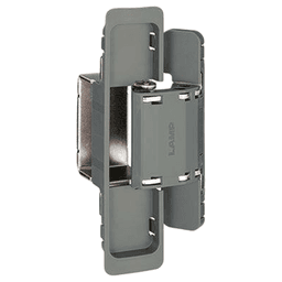 HES2S 3-Way Adjustable Concealed 125° Opening Hinge (Frame-Surface Mount), Dark Grey