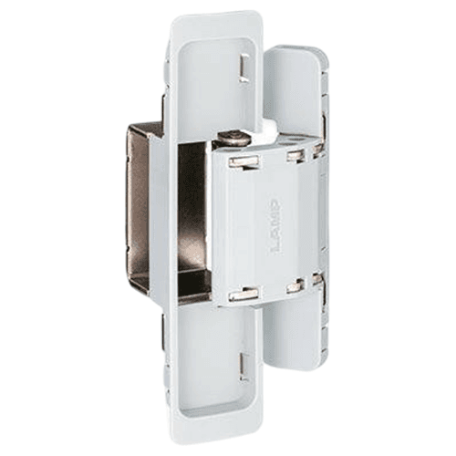 HES2S 3-Way Adjustable Concealed 125° Opening Hinge (Frame-Surface Mount), Light Grey