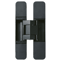 HES3D-120 3-Way Adjustable Concealed Hinge, Black