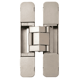 HES3D-120 3-Way Adjustable Concealed Hinge, Dull Nickel