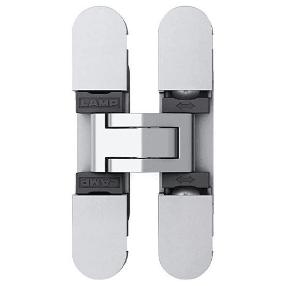 HES3D-70 3-Way Adjustable Concealed Hinge, Dull Chrome
