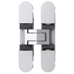 HES3D-70 3-Way Adjustable Concealed Hinge, Dull Chrome
