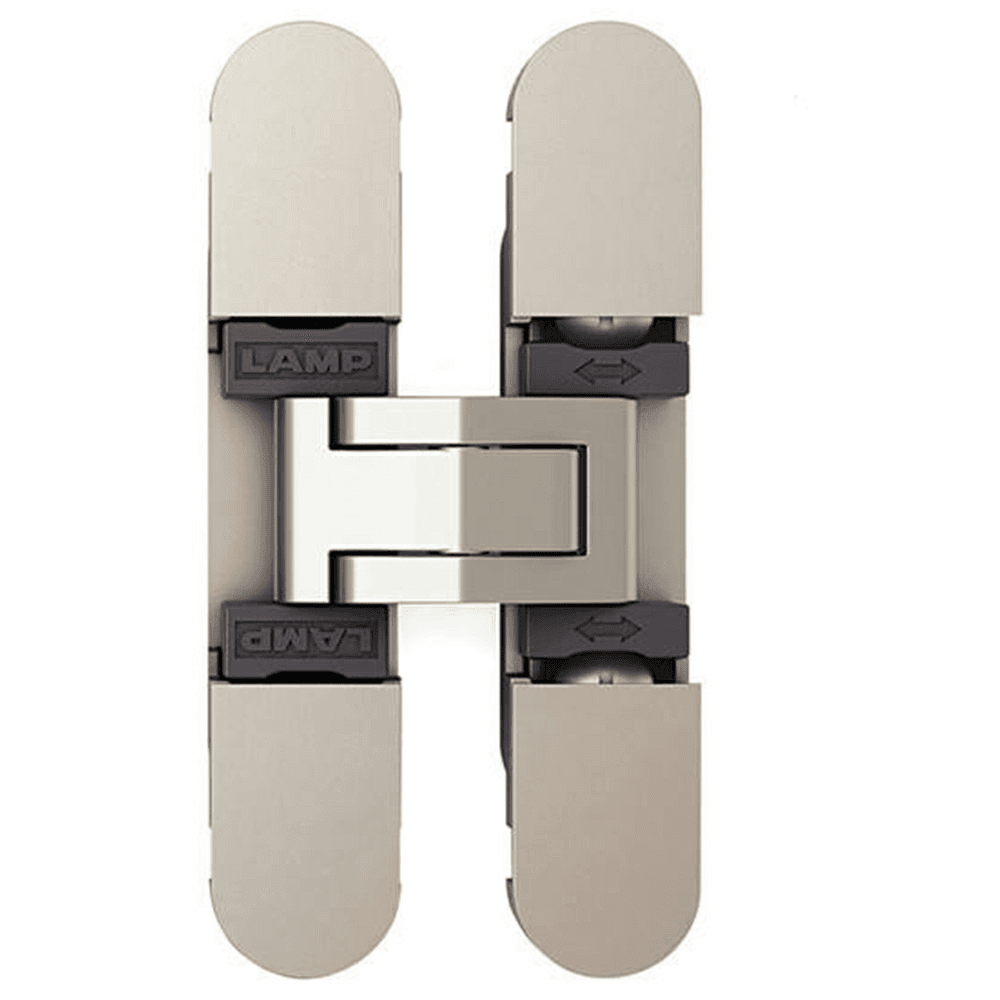HES3D-70 3-Way Adjustable Concealed Hinge, Dull Nickel