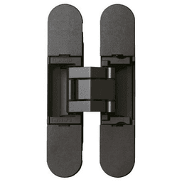 HES3D-90 3-Way Adjustable Concealed Hinge, Black