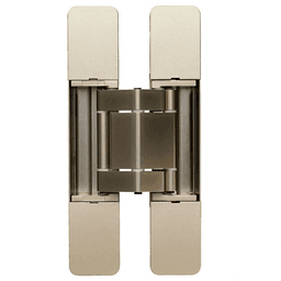 HES3D-W190 3-Way Adjustable Concealed Hinge for Cladded Doors with UL Rated, Dull Nickel