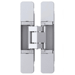 HES3D-E160 3-Way Adjustable Concealed Hinge, Dull Chrome