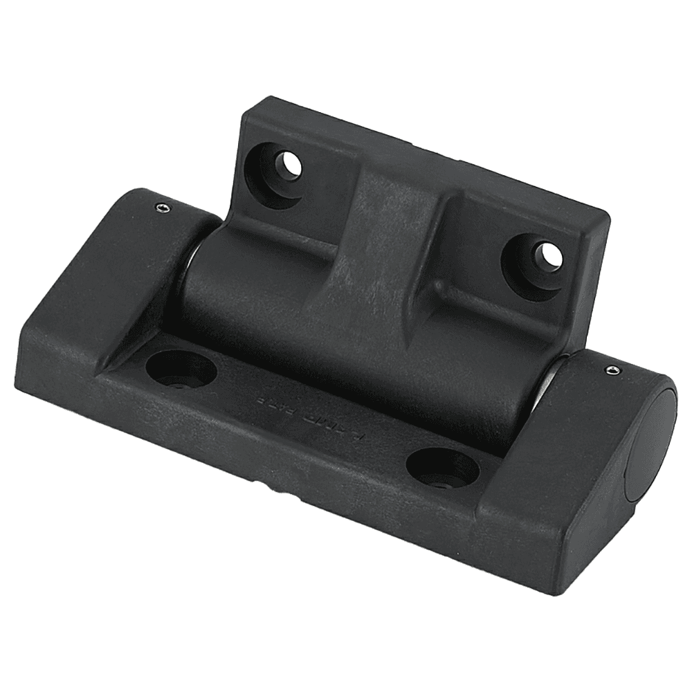 115mm Soft-Close Damper Hinge with Bracket, Dark Gray