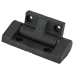 115mm Soft-Close Damper Hinge with Bracket, Dark Gray