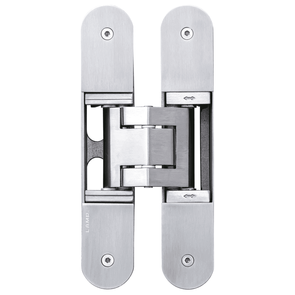 HGS3D 304 Stainless Steel Concealed Hinge, Plain