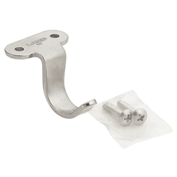 63/34" Single Hook, Satin