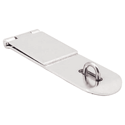 6" Hasp Weld-On, Electro Polished