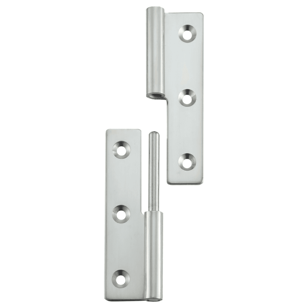 36mm Right-Hand Lift-Off Hinge, Polished Stainless Steel